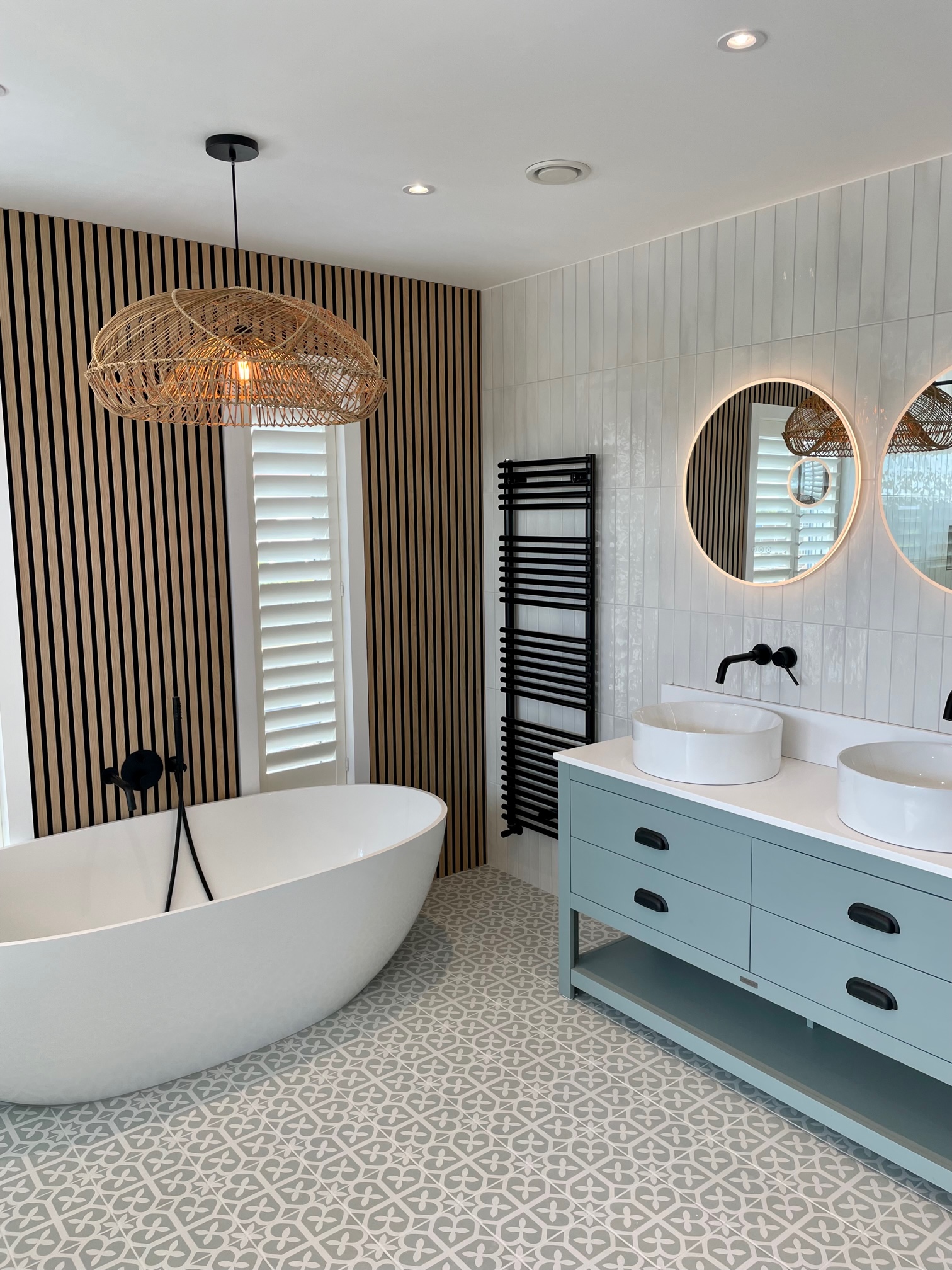Interior design project in Brighton featuring a redesigned ensuite bathroom
